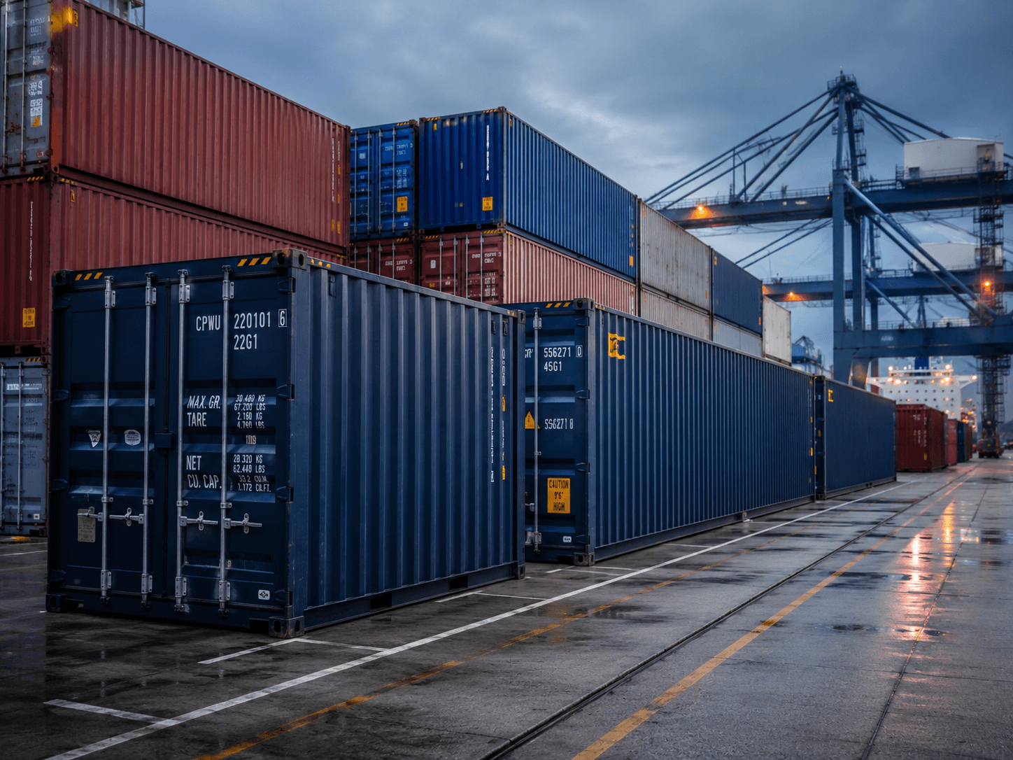 ISO Containers cargo