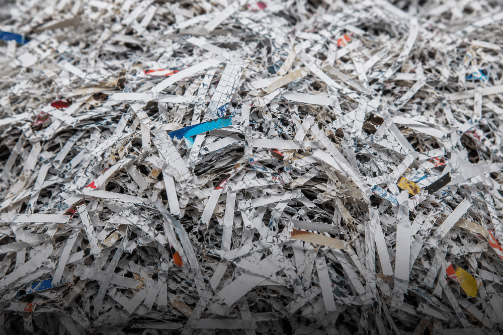 Shredder Material — Bulk / Waste